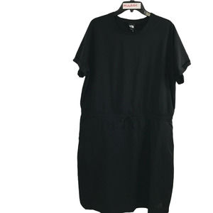The North Face Womens Black Never Stop Wearing Drawstring Waist Dress Sz XXL $79